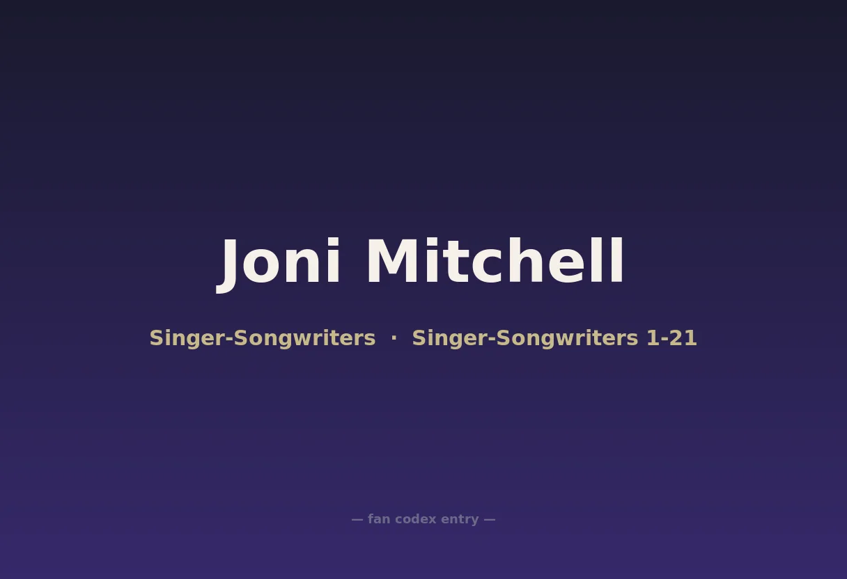 Joni Mitchell